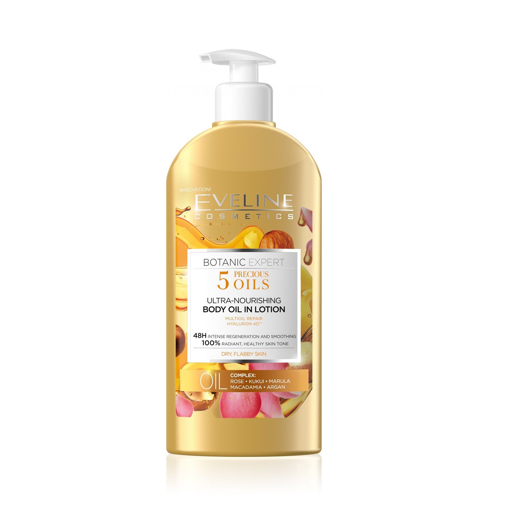 Eveline Ultra-Nourishing Body Oil in Lotion - 350ML