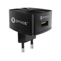 Space-Tech QC 3.0A Fast Charging Wall Charger (w Micro USB Cable)