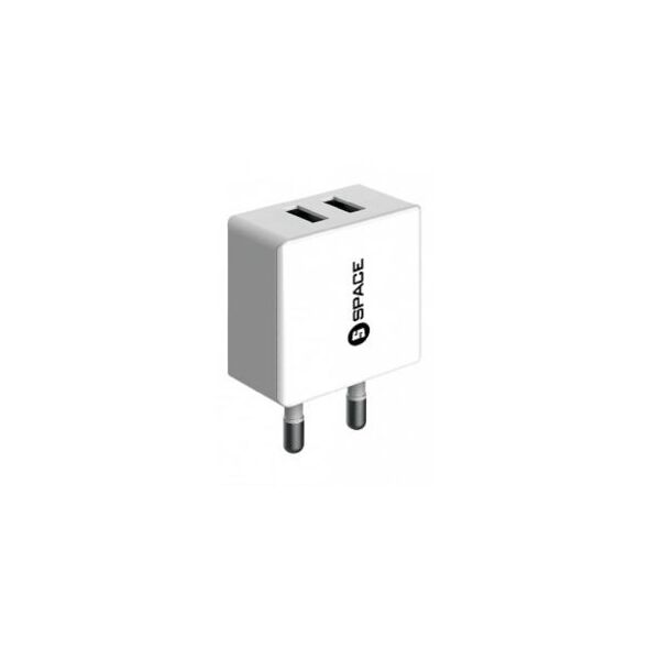 Space Dual USB Port Wall Charger - WC101