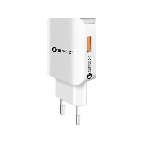 Space Quick Charge 2.0 with USB Cable - WC122