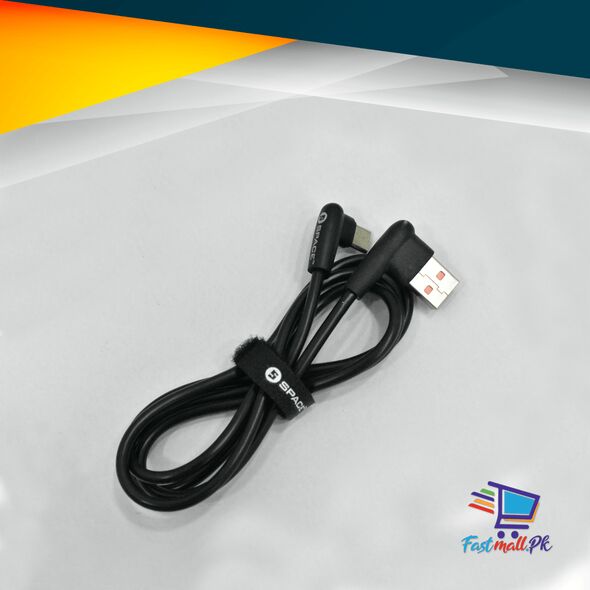 Space Android LShaped Micro USB Cable - CE413