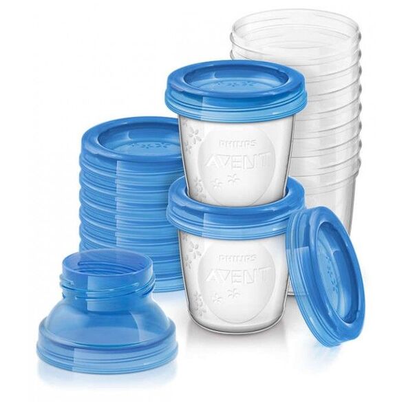 Philips Avent Breast Milk Storage Cups - 10 pcs