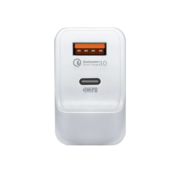 Space PD+QC 3.0 (20W) Type C + USB Wall Charger